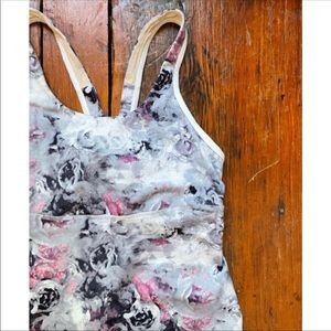 LuluLemon tank top size 6 floral print